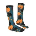 thumbnail image 1 of Daiia Sports Socks Owls In Cartoon Style Printed Novelty Crew Socks for Men Women Knee High Socks Cotton Socks Soft & Breathable Support Unisex Socks, 1 of 9