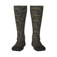thumbnail image 1 of Daiia Sports Socks Retro Excavator Printed Novelty Crew Socks for Men Women Knee High Socks Cotton Socks Soft & Breathable Support Unisex Socks, 1 of 9