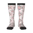 thumbnail image 1 of Daiia Sports Socks Rose Flowers Printed Novelty Crew Socks for Men Women Knee High Socks Cotton Socks Soft & Breathable Support Unisex Socks, 1 of 9