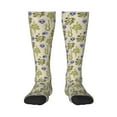 thumbnail image 1 of Daiia Sports Socks Skull Snake Printed Novelty Crew Socks for Men Women Knee High Socks Cotton Socks Soft & Breathable Support Unisex Socks, 1 of 9
