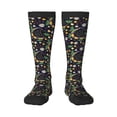 thumbnail image 1 of Daiia Sports Socks Snake And Flower Printed Novelty Crew Socks for Men Women Knee High Socks Cotton Socks Soft & Breathable Support Unisex Socks, 1 of 9