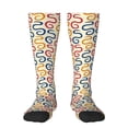 thumbnail image 1 of Daiia Sports Socks Snake Printed Novelty Crew Socks for Men Women Knee High Socks Cotton Socks Soft & Breathable Support Unisex Socks, 1 of 9