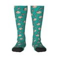 thumbnail image 1 of Daiia Sports Socks Starfish and Shell Printed Novelty Crew Socks for Men Women Knee High Socks Cotton Socks Soft & Breathable Support Unisex Socks, 1 of 9