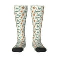 thumbnail image 1 of Daiia Sports Socks Summer Dinosaur Printed Novelty Crew Socks for Men Women Knee High Socks Cotton Socks Soft & Breathable Support Unisex Socks, 1 of 9