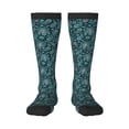 thumbnail image 1 of Daiia Sports Socks Vintage Floral Printed Novelty Crew Socks for Men Women Knee High Socks Cotton Socks Soft & Breathable Support Unisex Socks, 1 of 9