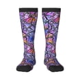 thumbnail image 1 of Daiia Sports Socks Watercolor Butterflies Printed Novelty Crew Socks for Men Women Knee High Socks Cotton Socks Soft & Breathable Support Unisex Socks, 1 of 9