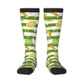 thumbnail image 1 of Daiia Sports Socks Watercolor St Patrick Day Printed Novelty Crew Socks for Men Women Knee High Socks Cotton Socks Soft & Breathable Support Unisex Socks, 1 of 9