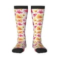 thumbnail image 1 of Daiia Sports Socks Watermelon Printed Novelty Crew Socks for Men Women Knee High Socks Cotton Socks Soft & Breathable Support Unisex Socks, 1 of 9