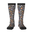 thumbnail image 1 of Daiia Sports Socks Wildflowers Printed Novelty Crew Socks for Men Women Knee High Socks Cotton Socks Soft & Breathable Support Unisex Socks, 1 of 9