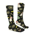 thumbnail image 1 of Daiia Sports Socks cartoon Skull spider web Printed Novelty Crew Socks for Men Women Knee High Socks Cotton Socks Soft & Breathable Support Unisex Socks, 1 of 9