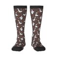 thumbnail image 1 of Daiia Sports Socks cartoon geese Printed Novelty Crew Socks for Men Women Knee High Socks Cotton Socks Soft & Breathable Support Unisex Socks, 1 of 6
