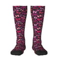 thumbnail image 1 of Daiia Sports Socks pink ribbon bows Printed Novelty Crew Socks for Men Women Knee High Socks Cotton Socks Soft & Breathable Support Unisex Socks, 1 of 6