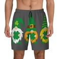 thumbnail image 1 of Daiia Spring St Patrick’S Day Irish Gnomes Mens Swim Trunks Swim Shorts Quick Dry Swim Shorts with Mesh Lining Pockets-Medium, 1 of 9