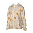 thumbnail image 1 of Daiia Squirrel Animal UPF 50+ Sun Protection Hoodie Jacket Lightweight Long Sleeve Sun Shirt for Women Men with Pocket Hiking Outdoor-XX-Large, 1 of 7