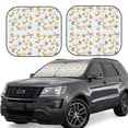 thumbnail image 1 of Daiia Squirrel In The Forest 2PCS Car Windshield Sun Shade, Foldable Sun Shield for Car Front Window, Auto Sun Blocker Visor Protector Universal for Truck SUV Pickup-Large, 1 of 7