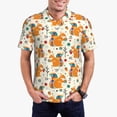 thumbnail image 1 of Daiia Squirrel With Colorful Tail Pattern Men’s Polo Shirts,Solid Deck Shirt,Classic Fit, Breathable Cotton Polo for Casual and Sport Wear-4X-Large, 1 of 7