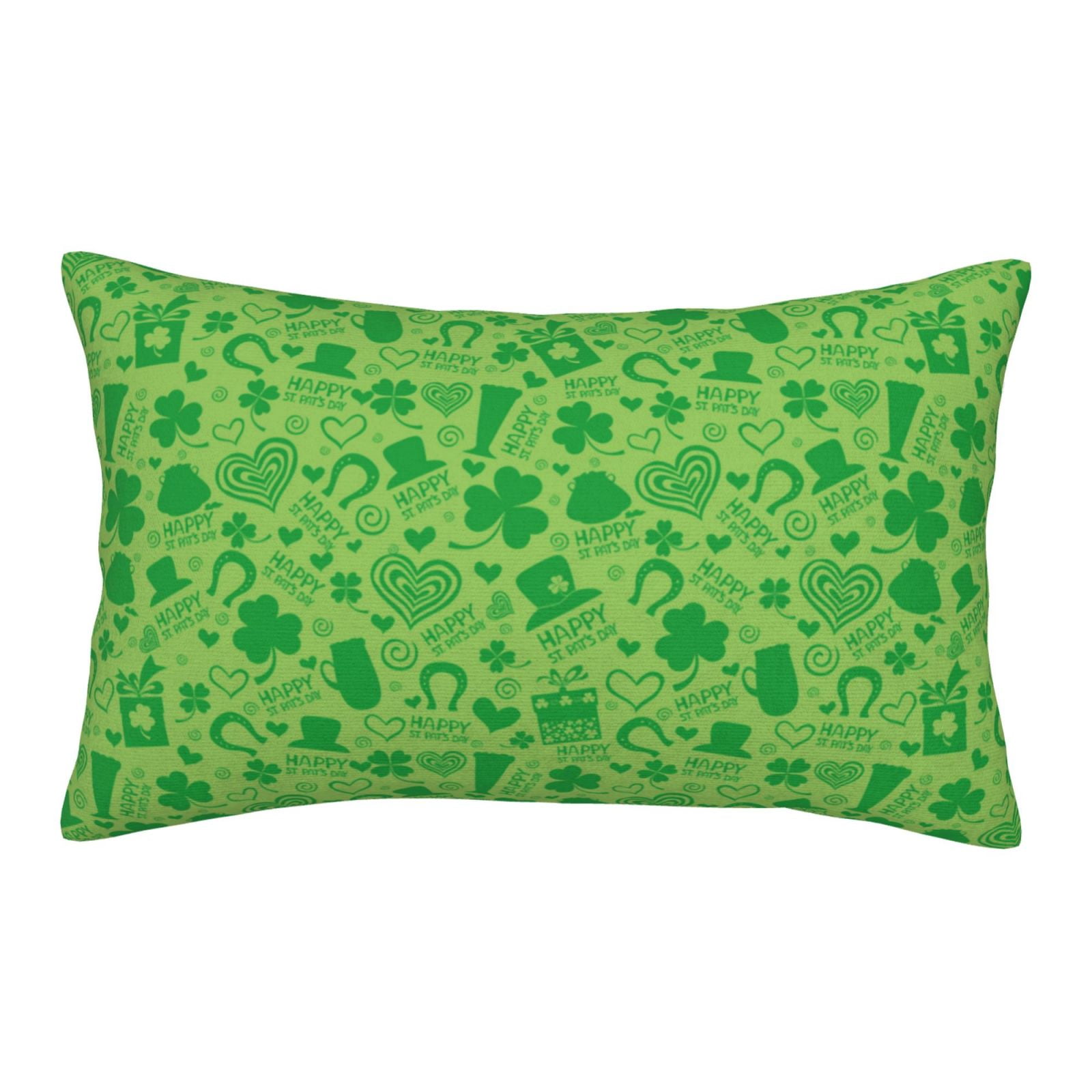Daiia St Patrick's Day Bedding Waterproof Pillow Protector Zippered ...