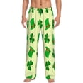 thumbnail image 1 of Daiia St. Patrick's Day Pattern Men's Sleep Pant with Pockets and Drawstring,Pajama Pants-XX-Large, 1 of 6