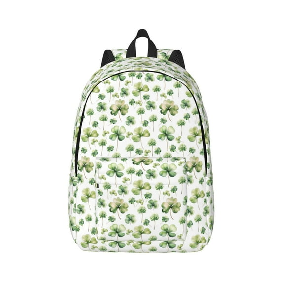 Daiia St Patrick's Day3 Vintage Canvas Backpack for Men and Women ,Hiking Backpack,Travel Laptop Bag for School,Large Capacity Backpack