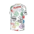 thumbnail image 1 of Daiia Stamp Set Collection Mens Baseball Jersey Button Down Shirts Short Sleeve Sports Uniforms-4X-Large, 1 of 9