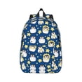 thumbnail image 1 of Daiia Star Penguin Vintage Canvas Backpack for Men and Women ,Hiking Backpack,Travel Laptop Bag for School,Large Capacity Backpack, 1 of 8