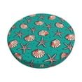 thumbnail image 1 of Daiia Starfish and Shell Stool Covers Round,Round Bar Stool Covers Waterproof Bar Chair Covers Washable Stool Cushion Slipcover for 12-14 Inch Chair-12 inch, 1 of 7
