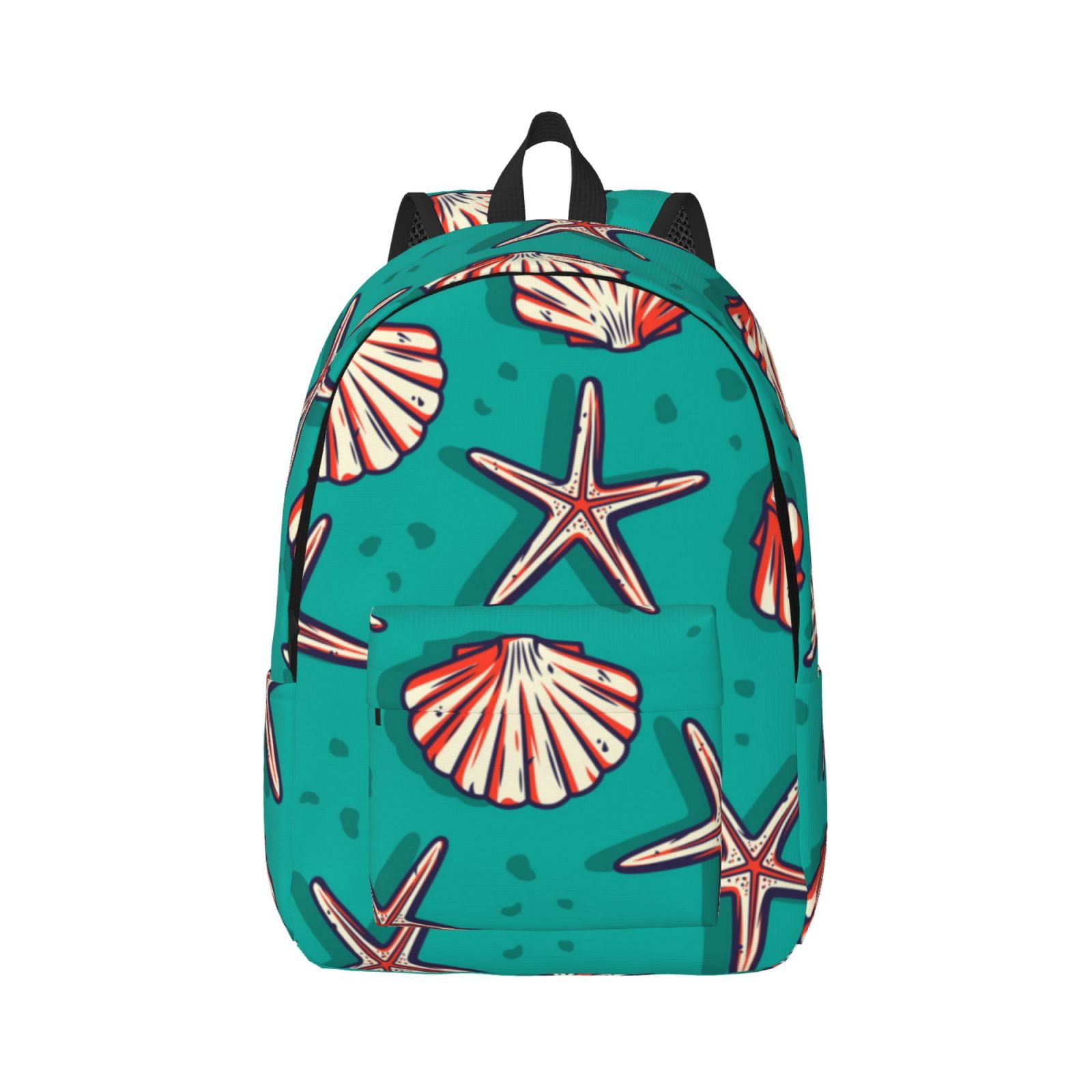 Daiia Starfish and Shell Vintage Canvas Backpack for Men and Women ...