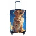 thumbnail image 1 of Daiia Starry Sky Cloud Dog Luggage Cover, Thickened Washable Travel Luggage Covers, Elastic Unique Baggage Covers for 18-20 inch Luggage-Large, 1 of 9