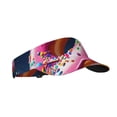 thumbnail image 1 of Daiia Starry Sky Pine Tree Donut Pattern Sport Sun Visor Hats Visor Cap Adjustable Empty Top Baseball Cap Cotton Ball Caps for Women and Men, 1 of 7