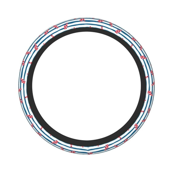 Daiia Steering Wheel Covers Clown Fish Elastic Skidproof Steering Wheel Protective Cover Case Steering Wheel Protector Comfortable Protective Case For Suv Sedan Decor