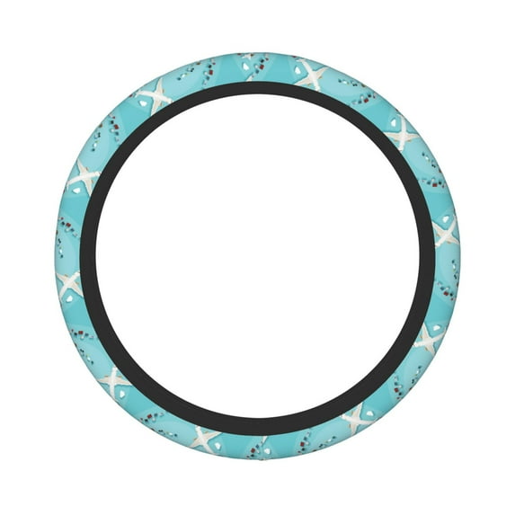 Daiia Steering Wheel Covers Travelling On Airplane Elastic Skidproof Steering Wheel Protective Cover Case Steering Wheel Protector Comfortable Protective Case For Suv Sedan Decor