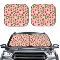 thumbnail image 1 of Daiia Strawberries 2PCS Car Windshield Sun Shade, Foldable Sun Shield for Car Front Window, Auto Sun Blocker Visor Protector Universal for Truck SUV Pickup-Large, 1 of 7