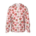 thumbnail image 1 of Daiia Strawberry Flower UPF 50+ Sun Protection Hoodie Jacket Lightweight Long Sleeve Sun Shirt for Women Men with Pocket Hiking Outdoor-XX-Large, 1 of 9