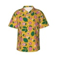 thumbnail image 1 of Daiia Strawberry Hawaiian Shirt for Men Gentle Cotton Regular Short Sleeve Casual-3X-Large, 1 of 9