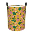 thumbnail image 1 of Daiia Strawberry Round Laundry Basket with Handles Thickened Waterproof Circular hamper,Dirty Clothes Storage Basket for Bedroom,Bathroom,College Dorm-Medium, 1 of 8