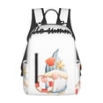 thumbnail image 1 of Daiia Summer Gnome School Backpack for Men and Women Lightweight Backpack Durable Backpack Water-Resistant,Travel,Work Bag, 1 of 9
