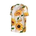 thumbnail image 1 of Daiia Sunflower 5 Mens Baseball Jersey Button Down Shirts Short Sleeve Sports Uniforms-Small, 1 of 9
