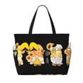 thumbnail image 1 of Daiia Sunflower Gnomes 5 Beach Travel Bag - Water-Resistant Beach Bag, Lightweight Tote with 7 Pockets for Women and Men - Gym,Pool,Camping,Reusable Grocery Bag, 1 of 7