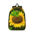 thumbnail image 1 of Daiia Sunflower3 Vintage Canvas Backpack for Men and Women ,Hiking Backpack,Travel Laptop Bag for School,Large Capacity Backpack, 1 of 8