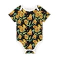 thumbnail image 1 of Daiia Sunflowers And Bird Printed Unisex-Baby Short Sleeve Onesies Bodysuits Baby Climbing Clothes Soft and Comfortable Romper with Expandable Shoulder Design-3 Months, 1 of 8