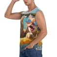thumbnail image 1 of Daiia Sunglasses Beach Kittens Printed Men's Tank Tops,Casual Soft Sleeveless Gym Muscle Shirts Bodybuilding Tee-3X-Large, 1 of 8
