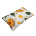 thumbnail image 1 of Daiia Sunny Yellow SunFlower Bedding Waterproof Pillow Protector Zippered Queen – Bed Bug Proof Pillow Encasement-14"x20", 1 of 6