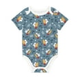 thumbnail image 1 of Daiia Surf Shark Printed Unisex-Baby Short Sleeve Onesies Bodysuits Baby Climbing Clothes Soft and Comfortable Romper with Expandable Shoulder Design-3 Months, 1 of 8