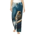 thumbnail image 1 of Daiia Surfing Guinea Pig Women's Sleep Pant with Pockets and Drawstring,Pajama Pants-X-Large, 1 of 9