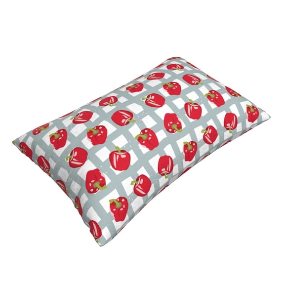 Daiia Sweet Red Fruit Bedding Waterproof Pillow Protector Zippered Queen – Bed Bug Proof Pillow Encasement-20"x30"