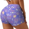 thumbnail image 1 of Daiia Tennis 1 Pattern Women's Workout Shorts Biker Shorts - High Waisted Workout Spandex Tummy Control Gym Running Yoga Shorts-X-Large, 1 of 8