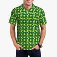thumbnail image 1 of Daiia Tennis Balls Pattern Men’s Polo Shirts,Solid Deck Shirt,Classic Fit, Breathable Cotton Polo for Casual and Sport Wear-XX-Large, 1 of 7