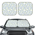 thumbnail image 1 of Daiia Tennis Rackets And Balls 2PCS Car Windshield Sun Shade, Foldable Sun Shield for Car Front Window, Auto Sun Blocker Visor Protector Universal for Truck SUV Pickup-Small, 1 of 7