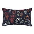 thumbnail image 1 of Daiia Thanksgiving Seamless Pattern Bedding Waterproof Pillow Protector Zippered Queen – Bed Bug Proof Pillow Encasement-16"x24", 1 of 9