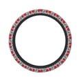 thumbnail image 1 of Daiia Tomato Steering Wheel Cover Auto Steering Wheel Covers Breathable Anti-Slip Steering Wheels Car Interior Decor Accessories for Men Women Universal 15 Inch, 1 of 8